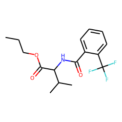 L-Valine, N-(2-trifluoromethylbenzoyl)-, propyl ester
