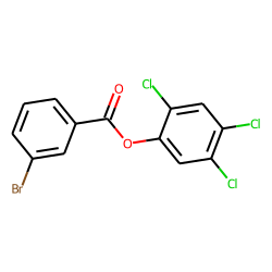 3-Bromobenzoic acid, 2,4,5-trichlorophenyl ester