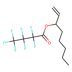 1-Octen-3-ol, heptafluorobutyrate