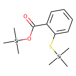 Thiosalicylic acid, S-trimethylsilyl-, trimethylsilyl ester