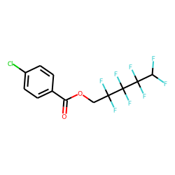 4-Chlorobenzoic acid, 2,2,3,3,4,4,5,5-octafluoropentyl ester