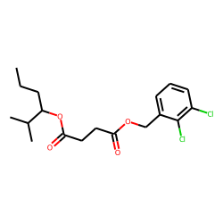 Succinic acid, 2,3-dichlorobenzyl 2-methylhex-3-yl ester