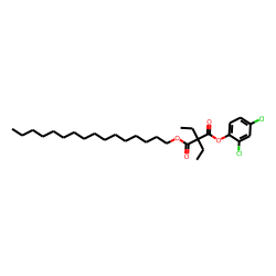 Diethylmalonic acid, 2,4-dichlorophenyl hexadecyl ester