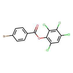 4-Bromobenzoic acid, 2,3,4,6-tetrachlorophenyl ester