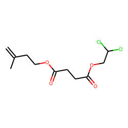 Succinic acid, 2,2-dichloroethyl 3-methylbut-3-en-1-yl ester