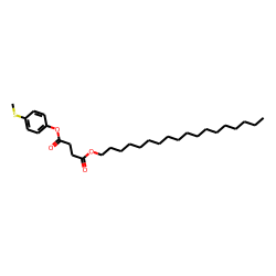 Succinic acid, 4-methylthiophenyl octadecyl ester