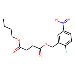 Succinic acid, butyl 2-fluoro-5-nitrobenzyl ester