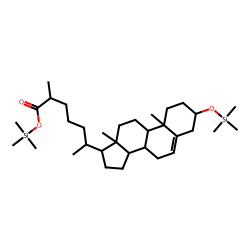 5-Cholestenoic acid, 3-«beta»-ol, TMS
