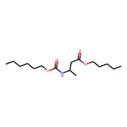 DL-3-Aminobutanoic acid, N-hexyloxycarbonyl-, pentyl ester