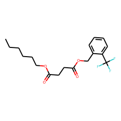 Succinic acid, hexyl 2-(trifluoromethyl)benzyl ester