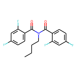 Benzamide, 2,4-difluoro-N-(2,4-difluorobenzoyl)-N-butyl-