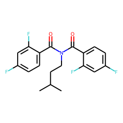 Benzamide, 2,4-difluoro-N-(2,4-difluorobenzoyl)-N-(3-methylbutyl)-