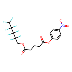 Glutaric acid, 2,2,3,3,4,4,5,5-octafluoropentyl 4-nitrophenyl ester