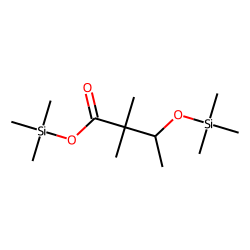 Butanoic acid, 2,2-dimethyl-3-[(trimethylsilyl)oxy]-, trimethylsilyl ester