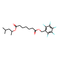 Pimelic acid, 4-methyl-2-pentyl pentafluorobenzyl ester