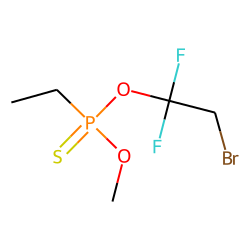 O-Methyl-O-(2-bromo-1,1-difluoroethyl)ethanethionophosphonate
