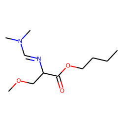 O-Methyl-DL-serine, N-dimethylaminomethylene-, butyl ester