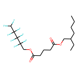 Glutaric acid, 2,2,3,3,4,4,5,5-octafluoropentyl 2-ethylhexyl ester
