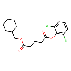 Glutaric acid, cyclohexylmethyl 2,6-dichlorophenyl ester