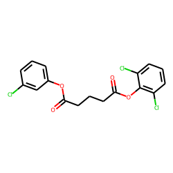 Glutaric acid, 3-chlorophenyl 2,6-dichlorophenyl ester