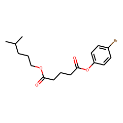 Glutaric acid, 4-bromophenyl isohexyl ester