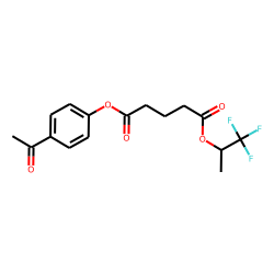 Glutaric acid, 1,1,1-trifluoroprop-2-yl 4-acetylphenyl ester