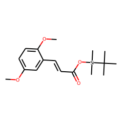 2,5-Dimethoxycinnamic acid, tert-butyldimethylsilyl ester