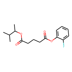 Glutaric acid, 2-fluorophenyl 3-methylbut-2-yl ester