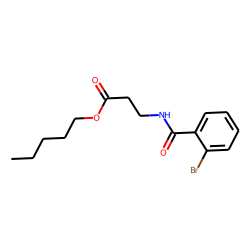 «beta»-Alanine, N-(2-bromobenzoyl)-, pentyl ester