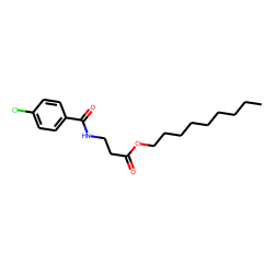 «beta»-Alanine, N-(4-chlorobenzoyl)-, nonyl ester
