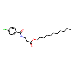 «beta»-Alanine, N-(4-chlorobenzoyl)-, undecyl ester