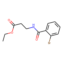 «beta»-Alanine, N-(2-bromobenzoyl)-, ethyl ester