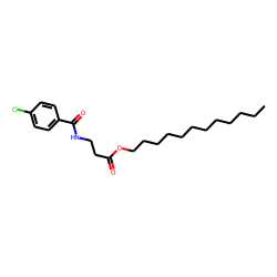 «beta»-Alanine, N-(4-chlorobenzoyl)-, dodecyl ester