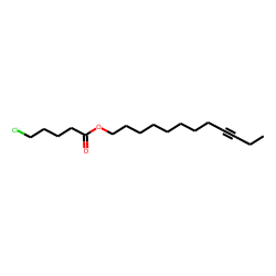 5-Chlorovaleric acid, dodec-9-ynyl ester