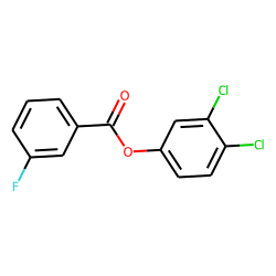 3-Fluorobenzoic acid, 3,4-dichlorophenyl ester