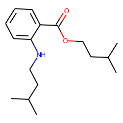 Benzoic acid, 2-(3-methylbutyl)amino-, 3-methylbutyl ester