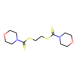 4-Morpholinecarbodithioic acid, ethylene diester