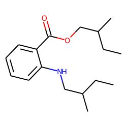 Benzoic acid, 2-(2-methylbutyl)amino-, 2-methylbutyl ester