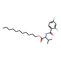 L-Valine, N-(2,4-difluorobenzoyl)-, undecyl ester