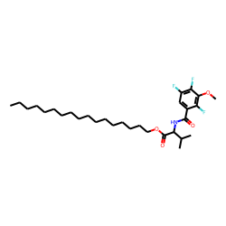 L-Valine, N-(3-methoxy-2,4,5-trifluorobenzoyl)-, heptadecyl ester