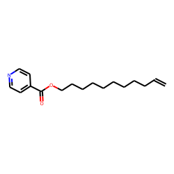 Isonicotinic acid, undec-10-enyl ester
