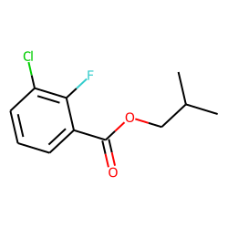 3-Chloro-2-fluorobenzoic acid, isobutyl ester
