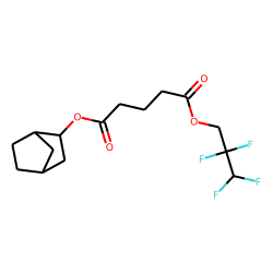 Glutaric acid, 2-norbornyl 2,2,3,3-tetrafluoropropyl ester