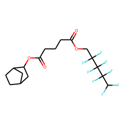 Glutaric acid, 2-norbornyl 2,2,3,3,4,4,5,5-octafluoropentyl ester