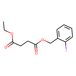 Succinic acid, ethyl 2-iodobenzyl ester