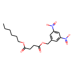 Succinic acid, 3,5-dinitrobenzyl hexyl ester