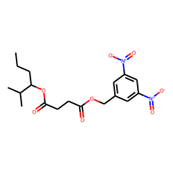 Succinic acid, 3,5-dinitrobenzyl 2-methylhex-3-yl ester