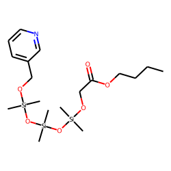 Butyl ([1,1,3,3,5,5-hexamethyl-5-(pyridin-3-ylmethoxy)trisiloxanyl]oxy)acetate