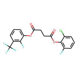 Succinic acid, 2-chloro-6-fluorophenyl 2-fluoro-3-(trifluoromethyl)phenyl ester