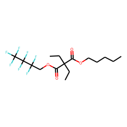 Diethylmalonic acid, 2,2,3,3,4,4,4-heptafluorobutyl pentyl ester